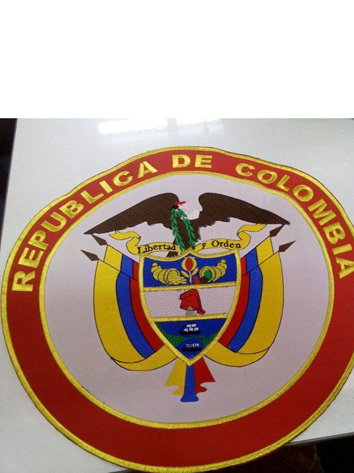 BORDADOS ESCUDO PARA BANDERAS INTERIOR Y EXTERIOR 