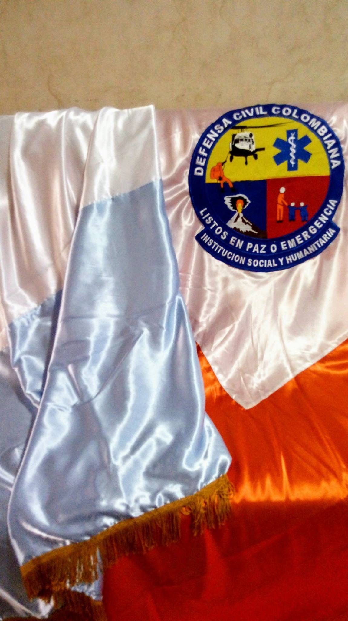 BANDERA INTERIOR  DEFENSA CIVIL 