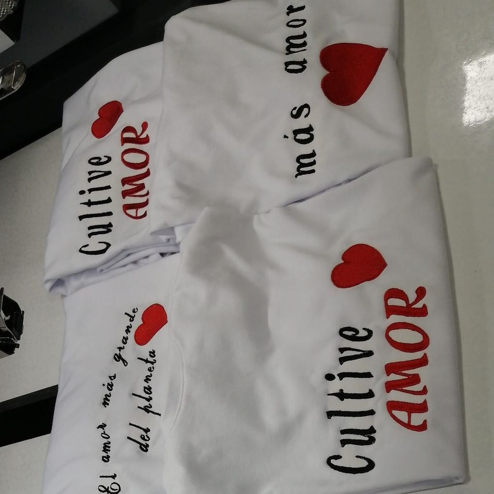 CAMISETAS BORDADAS LOGOS PERSONALIZADOS 